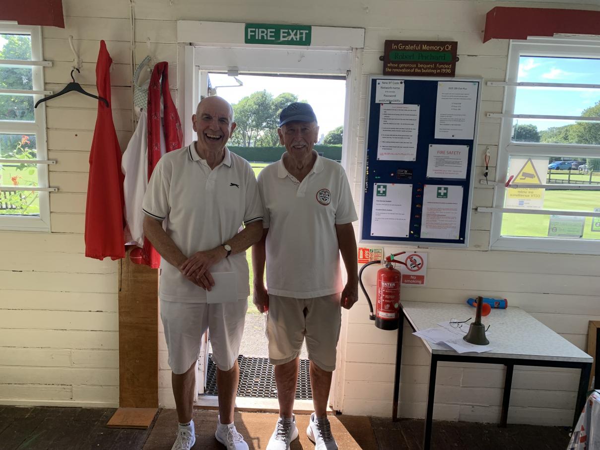 GC singles 27th June: Division winners Brian and David